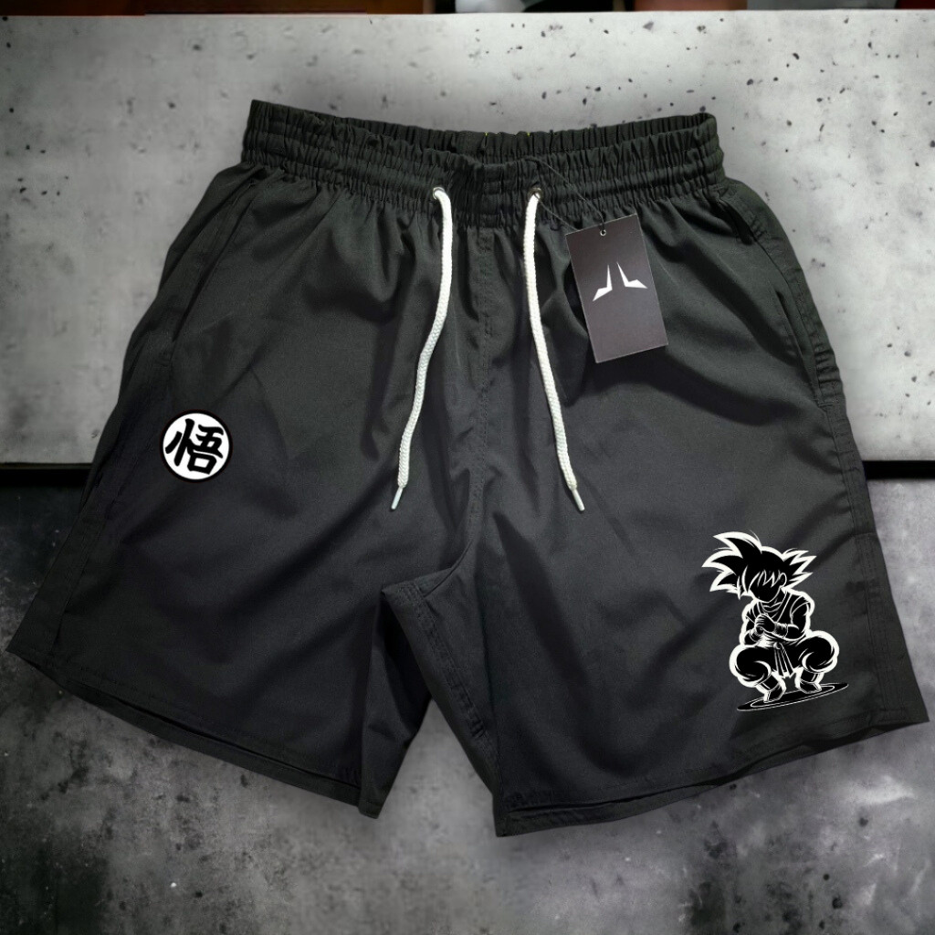 Short Bermuda Mauricinho Antiodor Esportiva GOKU 06 -  Academia, Skate, Basquete, Corrida Tactel em Oferta na Shopee