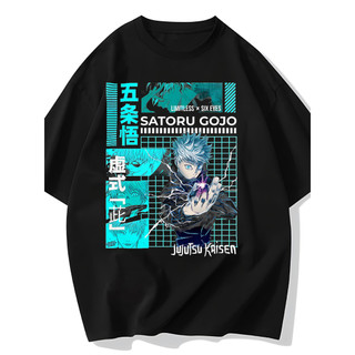 Camiseta Masculina Satoru Gojo Jujutsu Kaisen Streetwear 2025 Novo