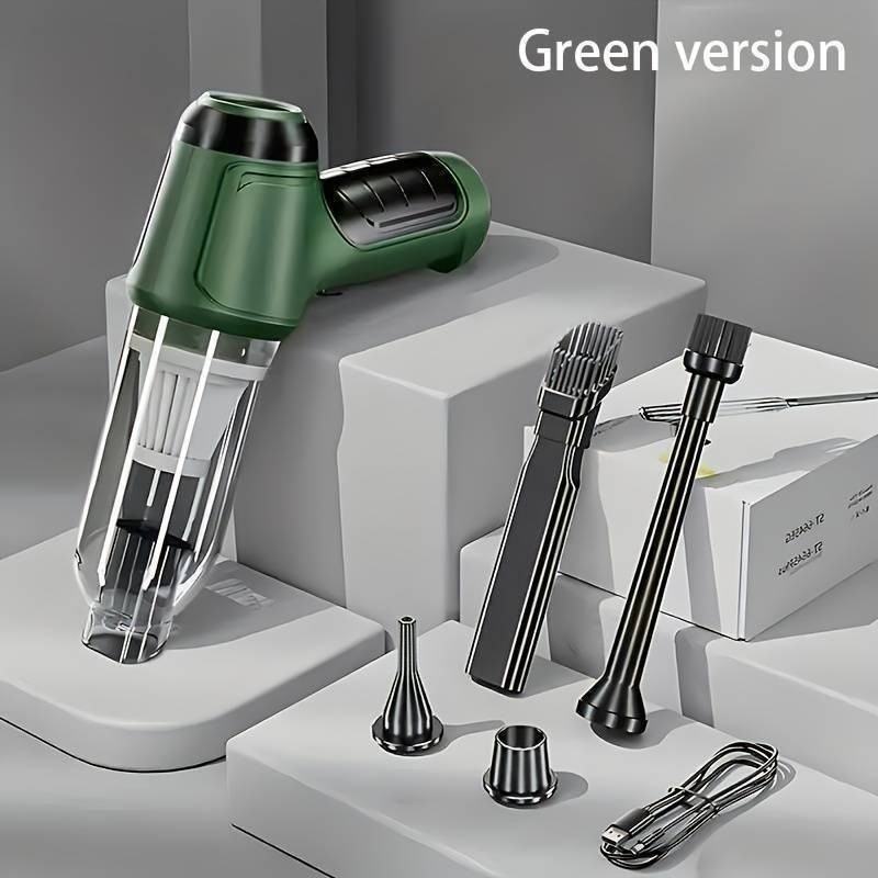 Aspirador de Pó Portátil para Carro 5 em 1 - Sucção Forte 9000Pa Sem Fio