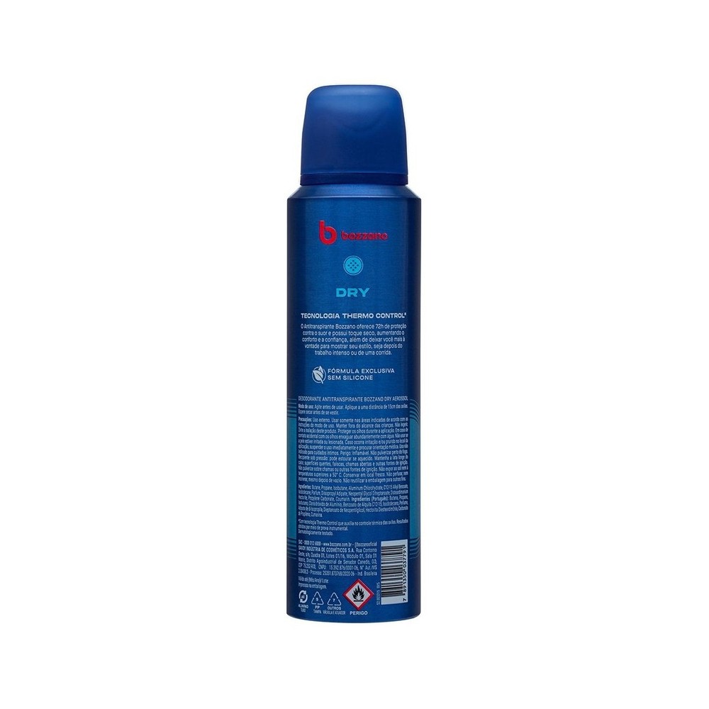 Detalhes do Kit 6 und Desod Aero Bozzano Dry 150ml