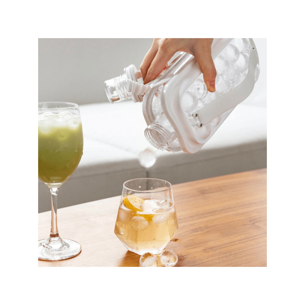 Garrafa de Gelo Portátil Squeeze Molde de Cubos Redondos de Silicone Gelo/Utensílio De Cozinha
