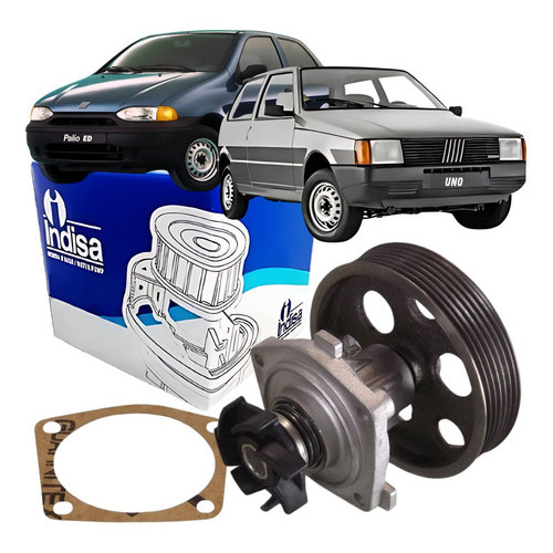 Bomba D'Agua - Fiat Palio 1.0 8V Fiasa 1999 2000 2001 2002 2003 2004 - Indisa