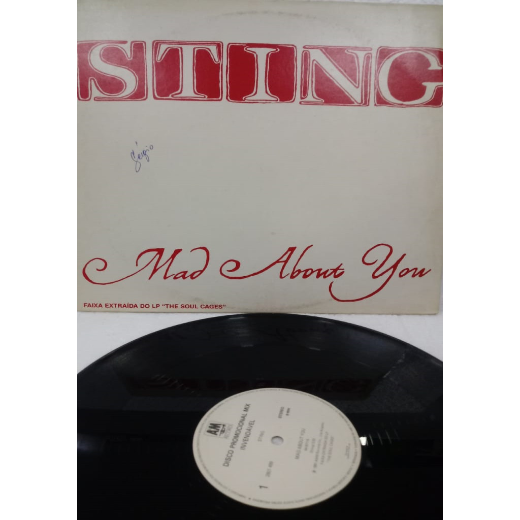 LP Vinil: LP MAD ABOUT YOU de STING