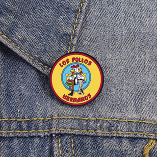 Breaking Bad Broche Los Pollos Hermanos Frango Frito Irmãos Esmaltado Moda Acessórios De Roupas Mochila Crachá Jóias Pre em Oferta na Shopee