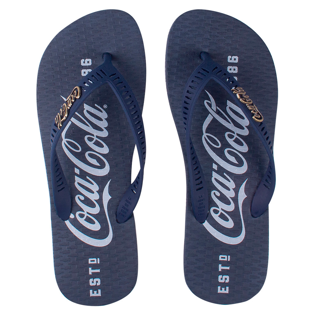 Chinelo Coca Cola 1886 Confortável Sintético Oficial Original