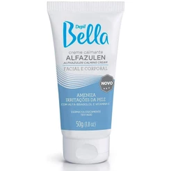 Depil Bella Creme Calmante Alfazuelen Facial e Corporal Ameniza Irritações da Pele Vitamina E 50g