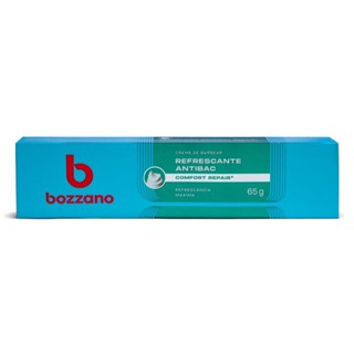 Creme de Barbear Bozzano Refrescante e Antibac 65g em Oferta na Shopee