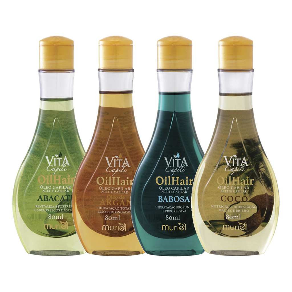 Óleo Capilar Vita Capili 80ml - Muriel em Oferta na Shopee