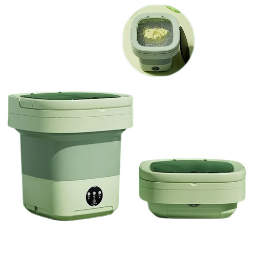 Mini máquina de lavar roupa dobrável portátil moderna máquina de lavar automática roupa interior de viagem