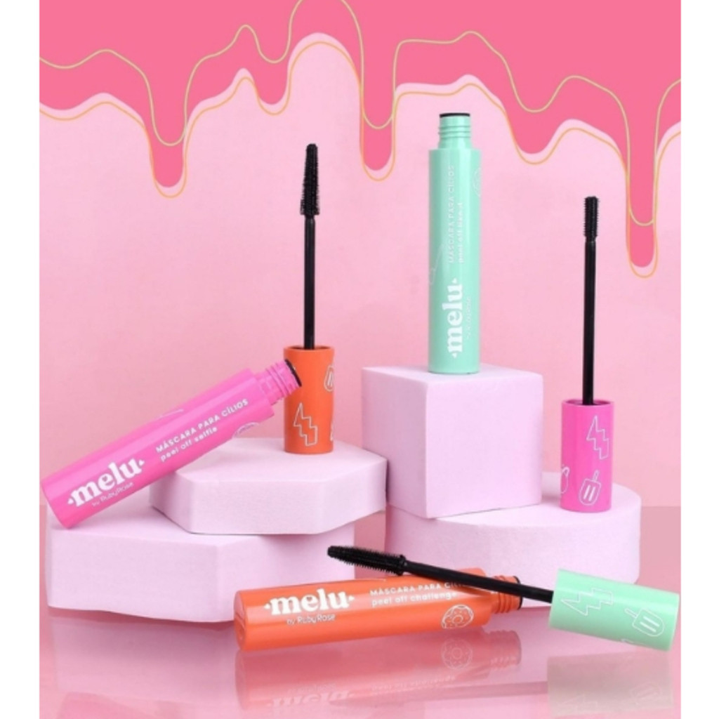Mascara De Cilios Melu Ruby Rose Rimel Peel Off Alta Fixação em Oferta na Shopee