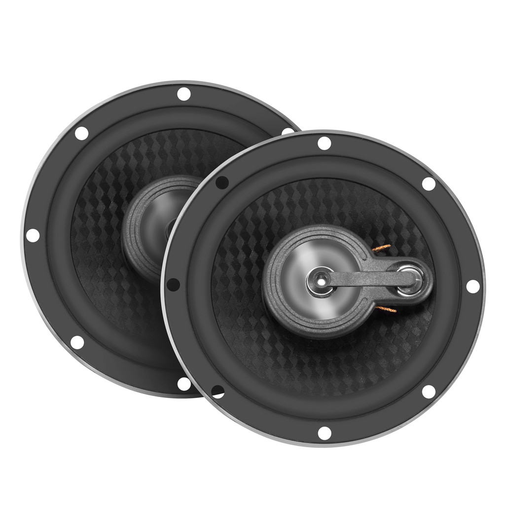 Par Alto Falante Triaxial 6 Pol 110w 4 Ohms Preto Force One em Oferta na Shopee