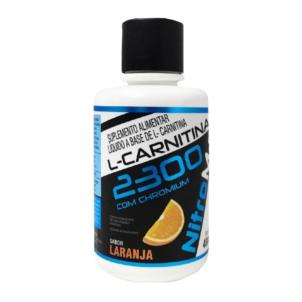 L-CARNITINA 2300 CHROMIUM 480ML NITROMAX LARANJA