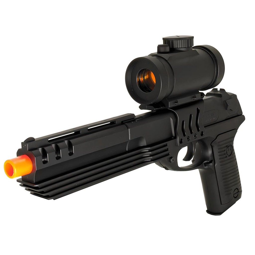 Pistola AirSoft Spring Desert Eagle M39G 6mm Preta - Double Eagle + Esfera — imagem 2 de 2