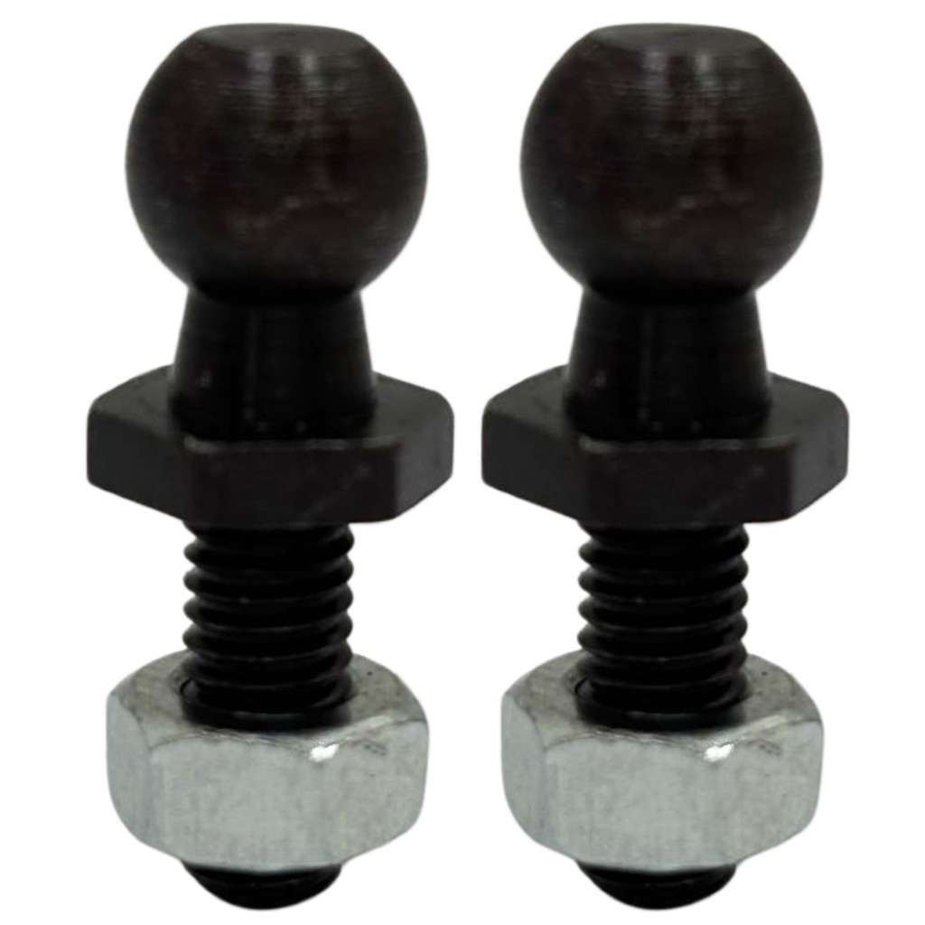 Jogo 2 Parafuso Esférico M6 C/ Porca Capô Amortecedor Porta Malas Modelo Universal