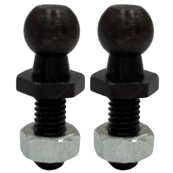 Jogo 2 Parafuso Esférico M6 C/ Porca Capô Amortecedor Porta Malas Modelo Universal