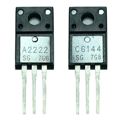 1 Par Transistor C6144 E A2222  2SC6144 2SA2222 Compatível Epson L355 L210 L365 Xp214