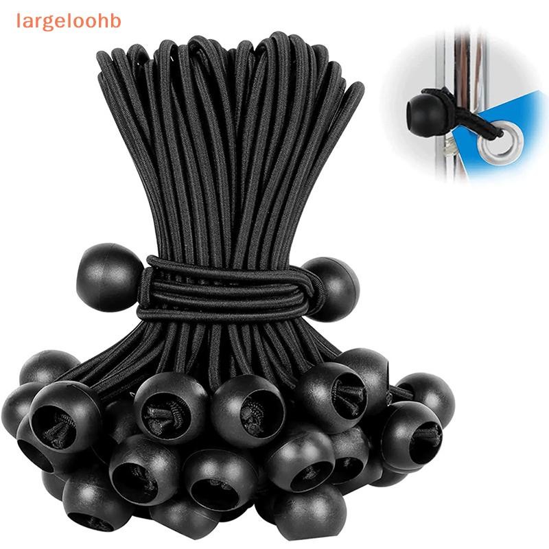[largeloohb] 10 Peças De Lona Elástica Para Mastro De Bandeira , Corda , Renda Fixa , Poste De Barco , Acessórios Barrac