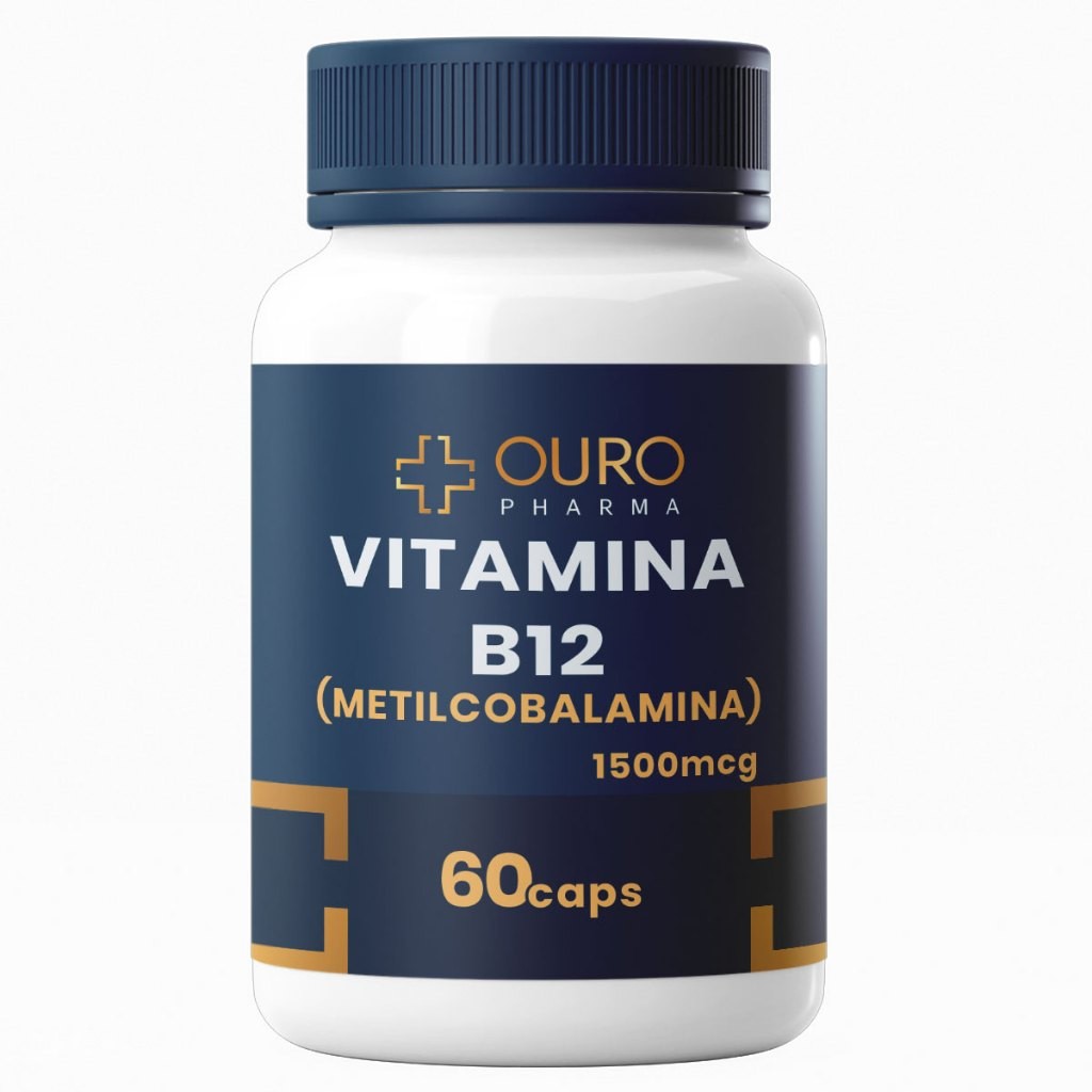 Vitamina B12 1500 Mcg 60 ou 120 Cápsulas Metilcobalamina Autêntica em Oferta na Shopee