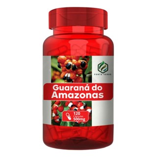 Guaraná do Amazonas 500mg 120 Cápsulas - Fonte Verde Naturalle em Oferta na Shopee