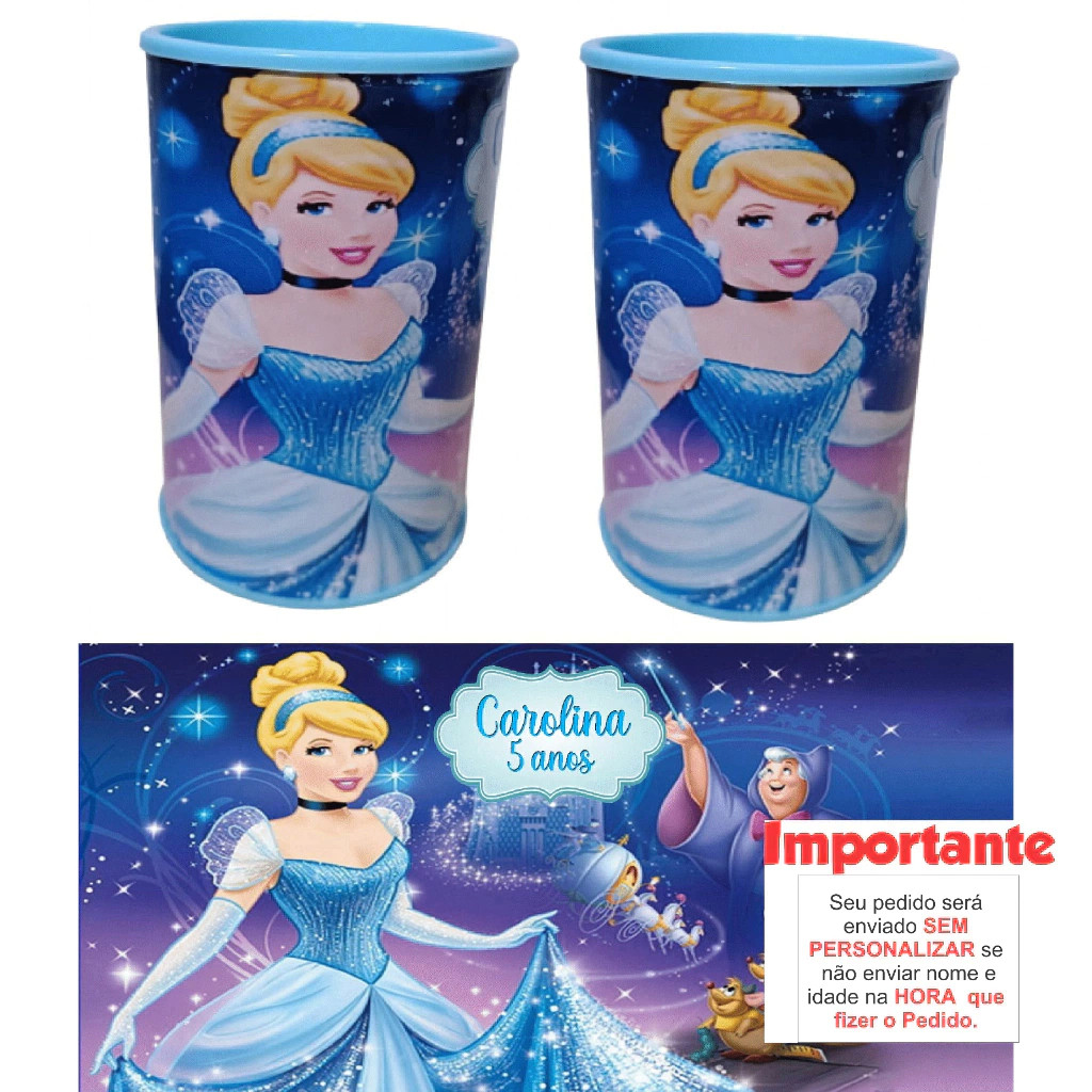 Cofrinho Personalizado Pequena Sereia. (10 unidades)