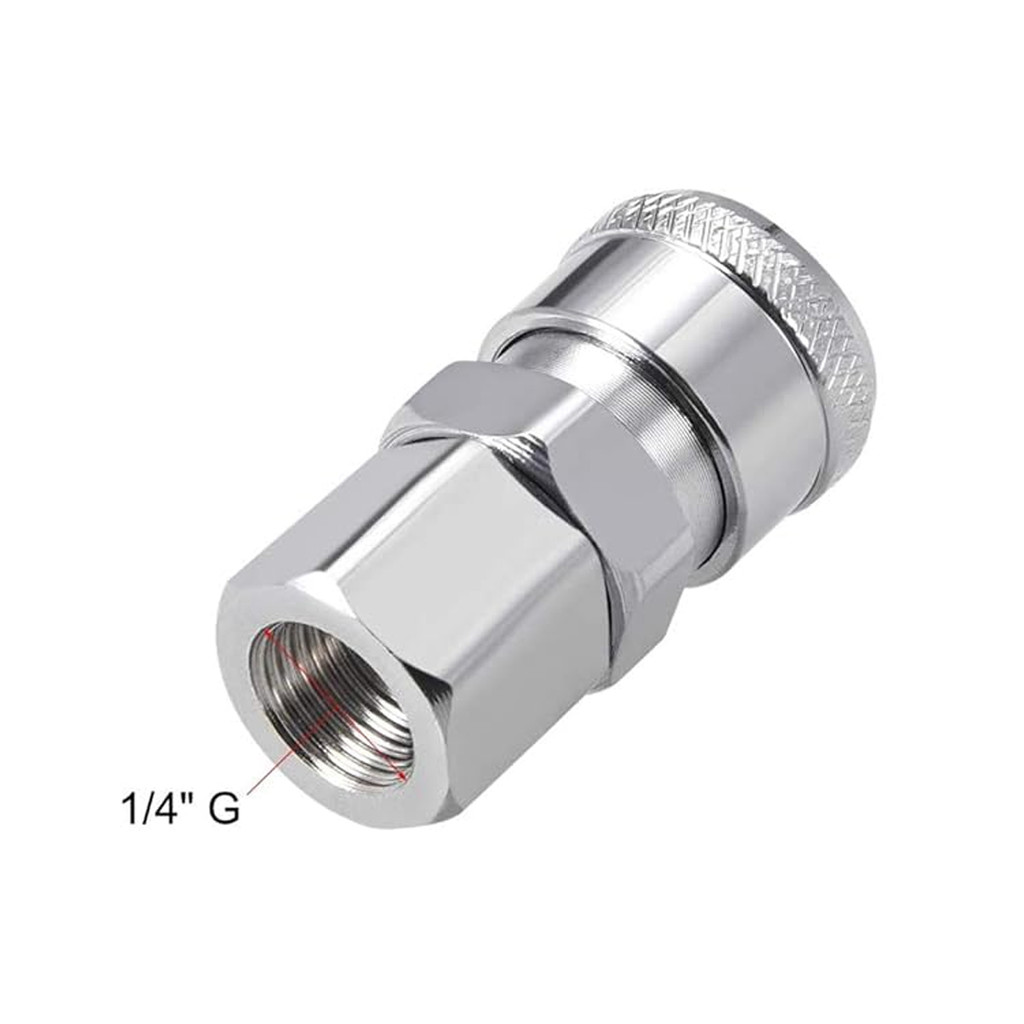 Engate Rápido Pneumático Rosca Fêmea 1/4 SF20 em Oferta na Shopee