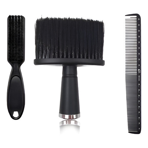Kit 1 Pente Clipper 1 Espanador 1 Escovinha De Disfarce