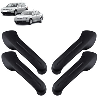 Kit 4 Puxador Vidro Manual Esquerdo Direito Preto Golf Bora em Oferta na Shopee