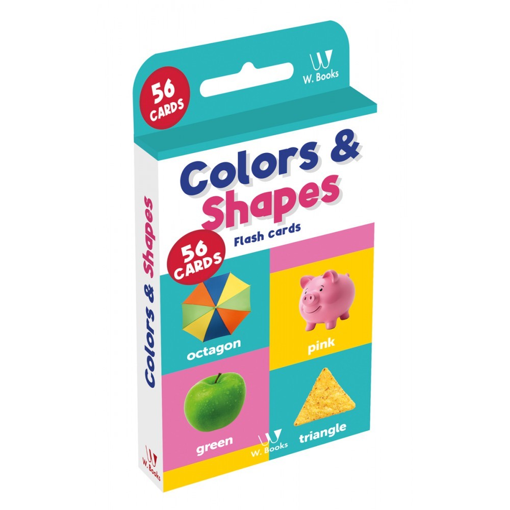 Livro Flash cards Flash Cards: Colors and Shapes W.Books