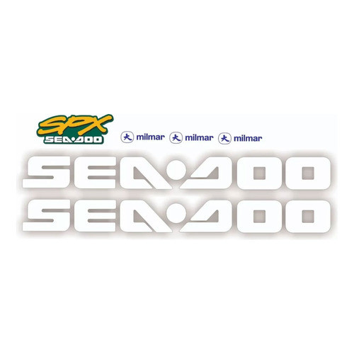 Adesivo Jet Ski Casco Seadoo + Capô Spx 96