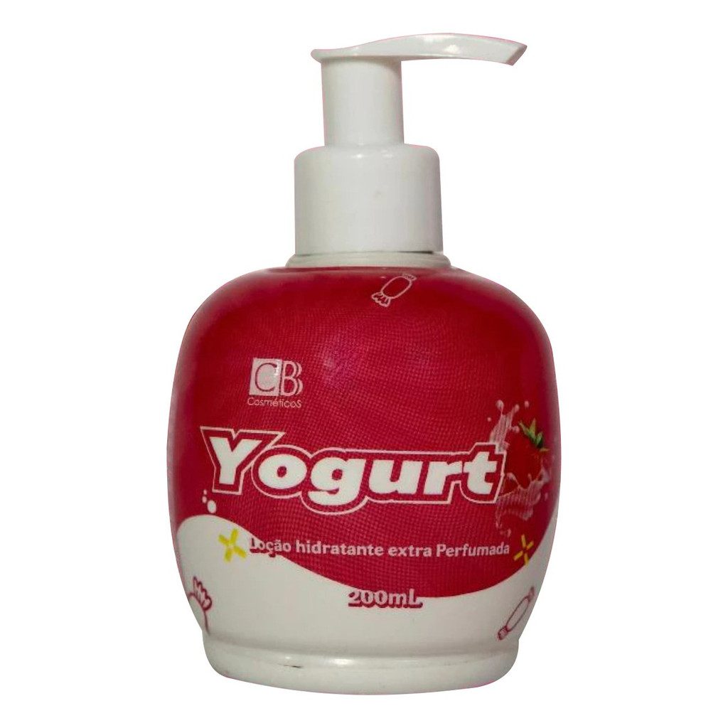 Loção Hidratante Corporal Yogurt Cbb Cosméticos Perfumada
