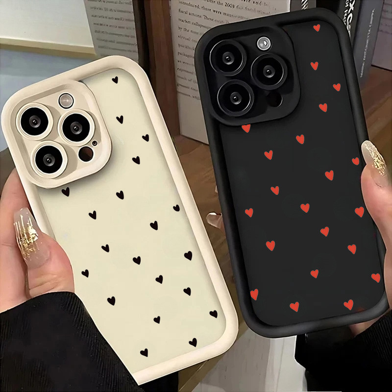 Simples Amor Coração Impressão Caso Para Samsung A06 A15 A16 A35 A55 A54 A26 A14 A25 A24 A05 A23 A36 A56 A53 A52 Capa