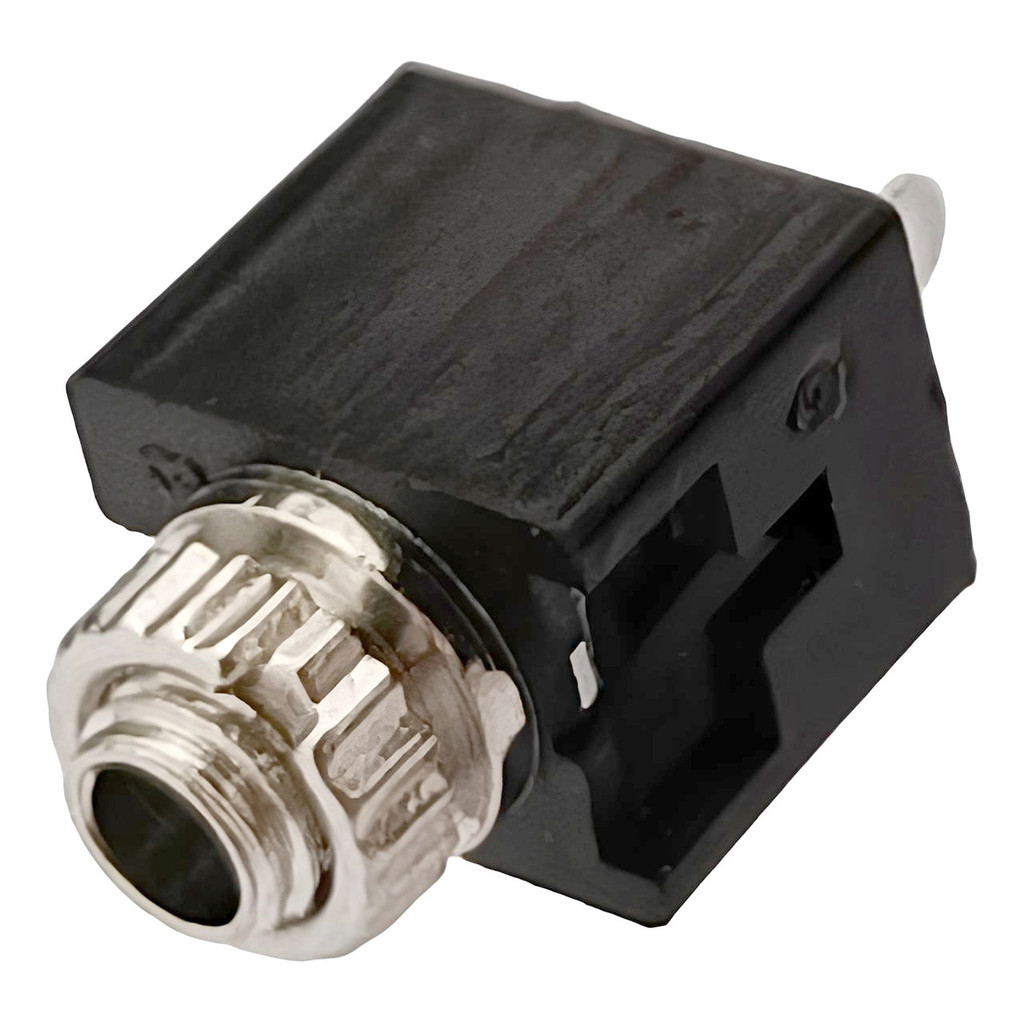 Jack Femea 2,5mm 2 vias P1 Preamp Captador p/ Instrumentos