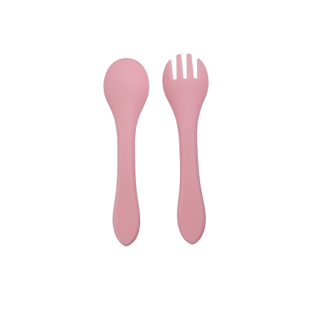 Kit Talheres Silicone Kouii Borboleta Pipa