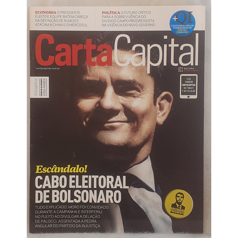 Revista Carta Capital 1028 - Moro - Cabo Eleitoral de Bolsonaro