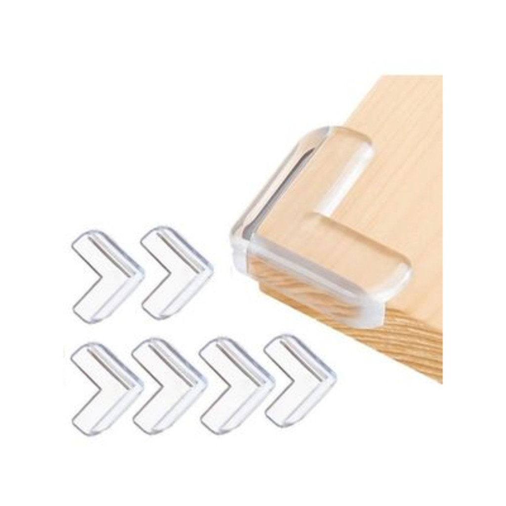 20 Peças Protetor De Quina Silicone Mesa Segurança Para Crianças E Bebes Proteção