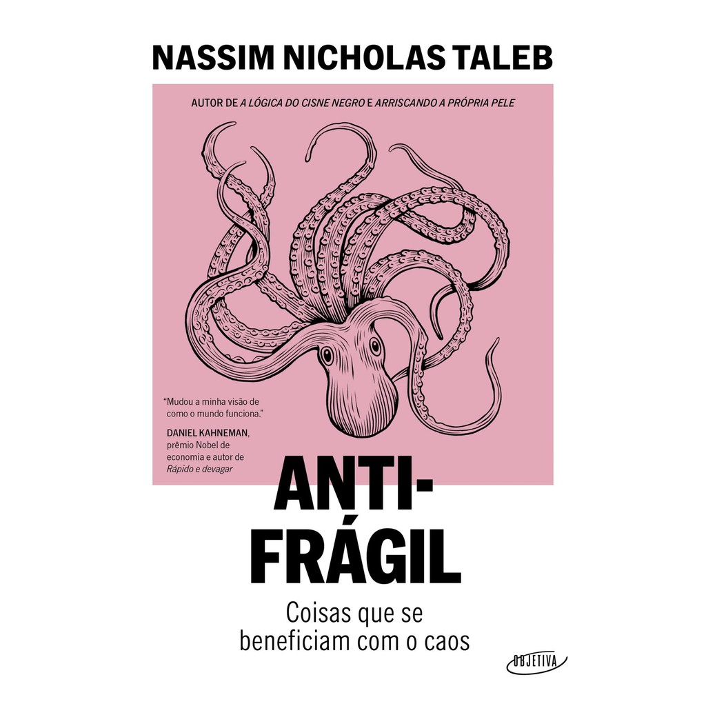 Capa do livro Antifrágil (Nova edição)