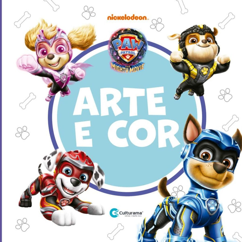 Livro de Colorir Patrulha Canina Arte Cor Um Filme Superpoderoso Culturama