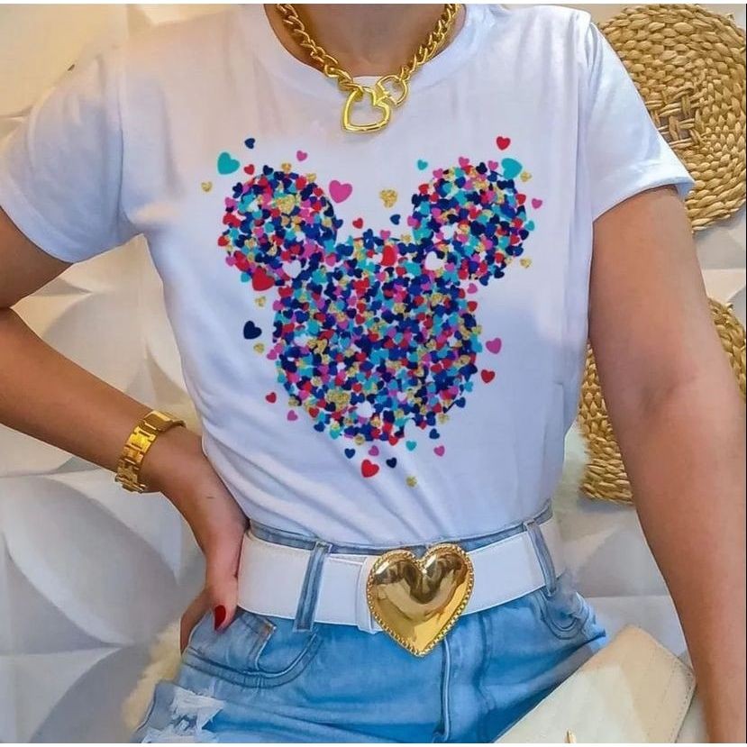 Blusa Tshirt Feminina Camiseta Camiseta Estampas Divertidas Personagem Blogueiras Influenciadoras