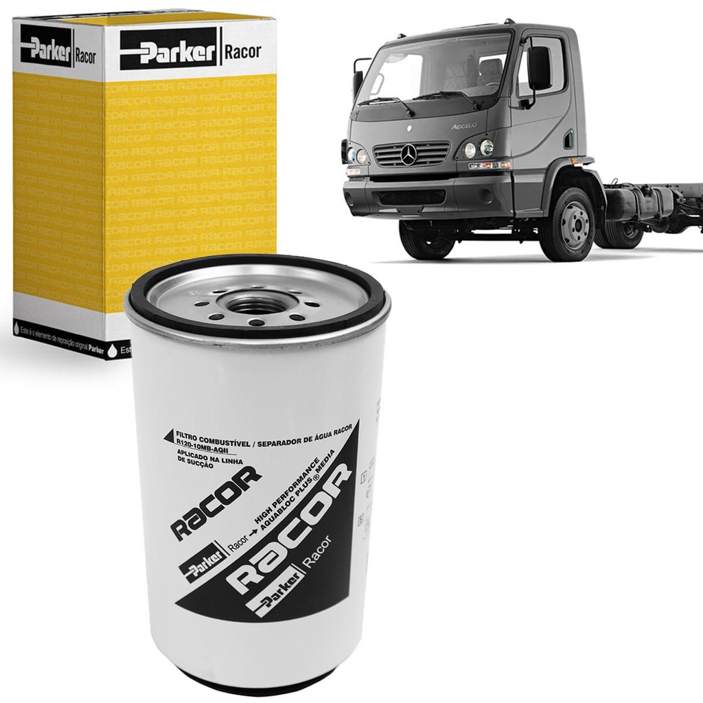 Filtro Separador Racor Accelo Atego 2002 A 2012 Parker-racor em Oferta na Shopee