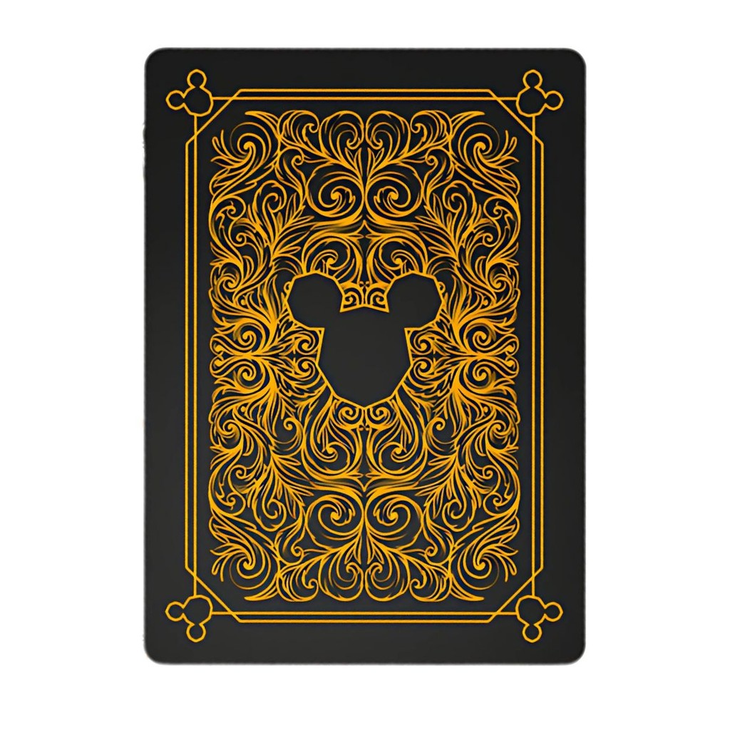 Detalhes do Baralho Disney Mickey Preto E Dourado 55 Cartas - Copag