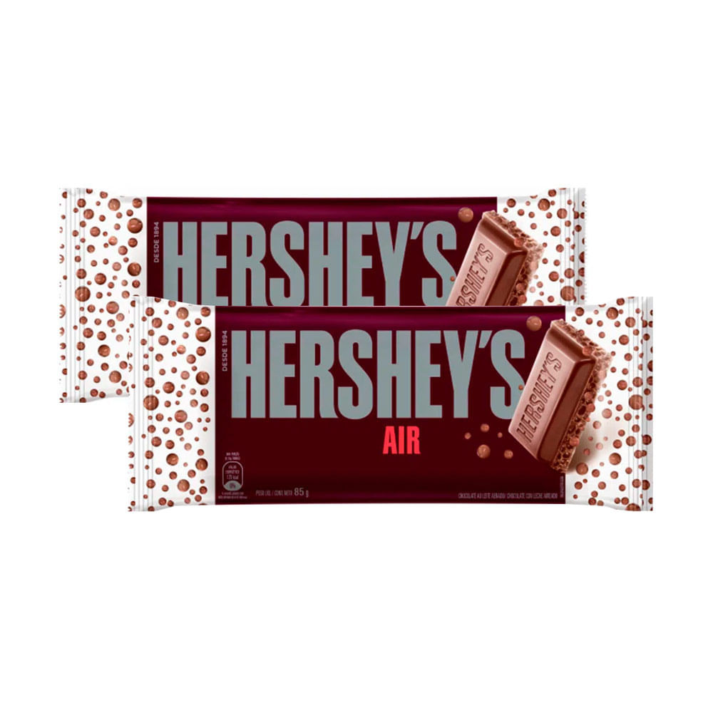 Kit 2 Chocolate Hershey's Air 85g - Food & Beverages