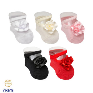 Meia Sapatilha Flor Bebê Recém Nascido RN 0-4 meses em Oferta na Shopee