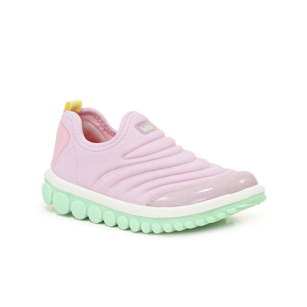 Tênis Infantil Lilás Bibi Roller 2.0 Slip On para Escola