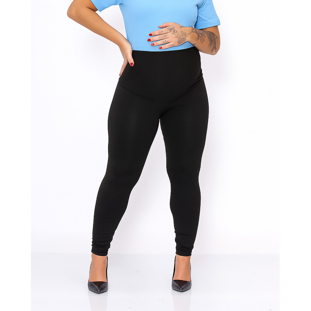 Calça Maternidade Legging Gestante Sustenta Barriga em Oferta na Shopee