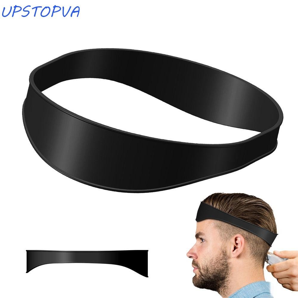 Modelo De Barbear Bandana Guia De Curva De Corte Portátil De Cabelo Curvo De Silicone Profissional