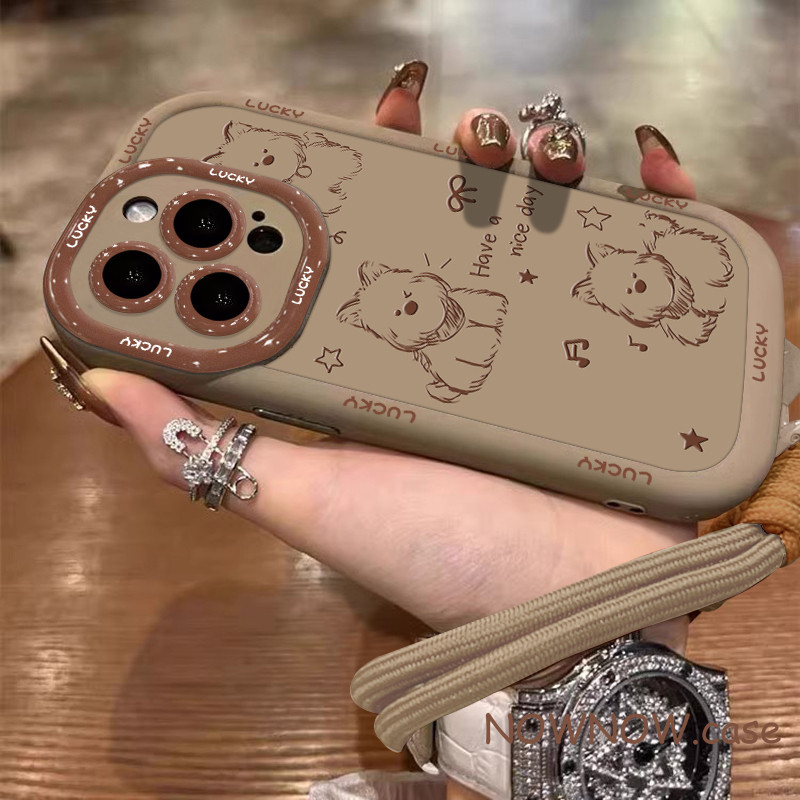 Para IPhone 16 15 14 13 12 11 Pro Max X XR 7 8 Plus Bonito Filhote De Cachorro Dos Desenhos Animados Casal Caso De Telef em Oferta na Shopee