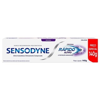Creme Dental Sensodyne Rápido Alívio 140g em Oferta na Shopee