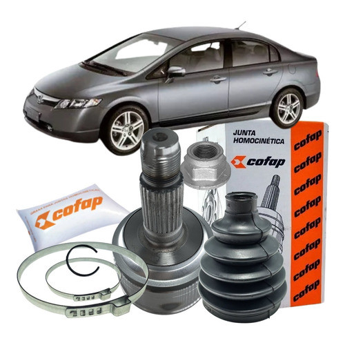 Junta Homocinetica Original Cofap Roda New Civic G8 2006 2007 2008 2009 2010 2011 em Oferta na Shopee