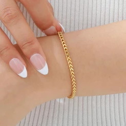 Vnox Vintage Cubana Quilha Corrente Pulseira Para Mulheres Aço Inoxidável Punk Antigo Pulseiras Simplicidade Jóias Prese
