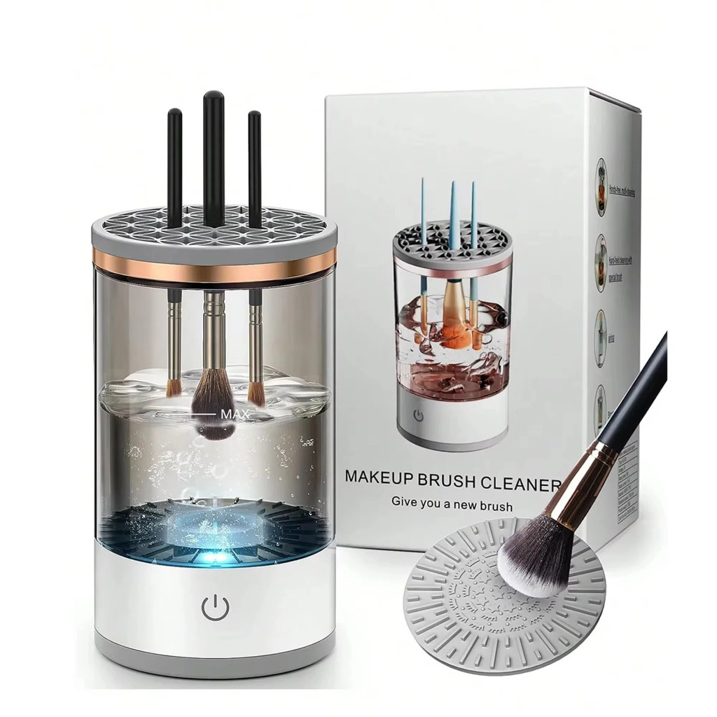 Limpador de Pincel Maquiagem Secador Automatico USB